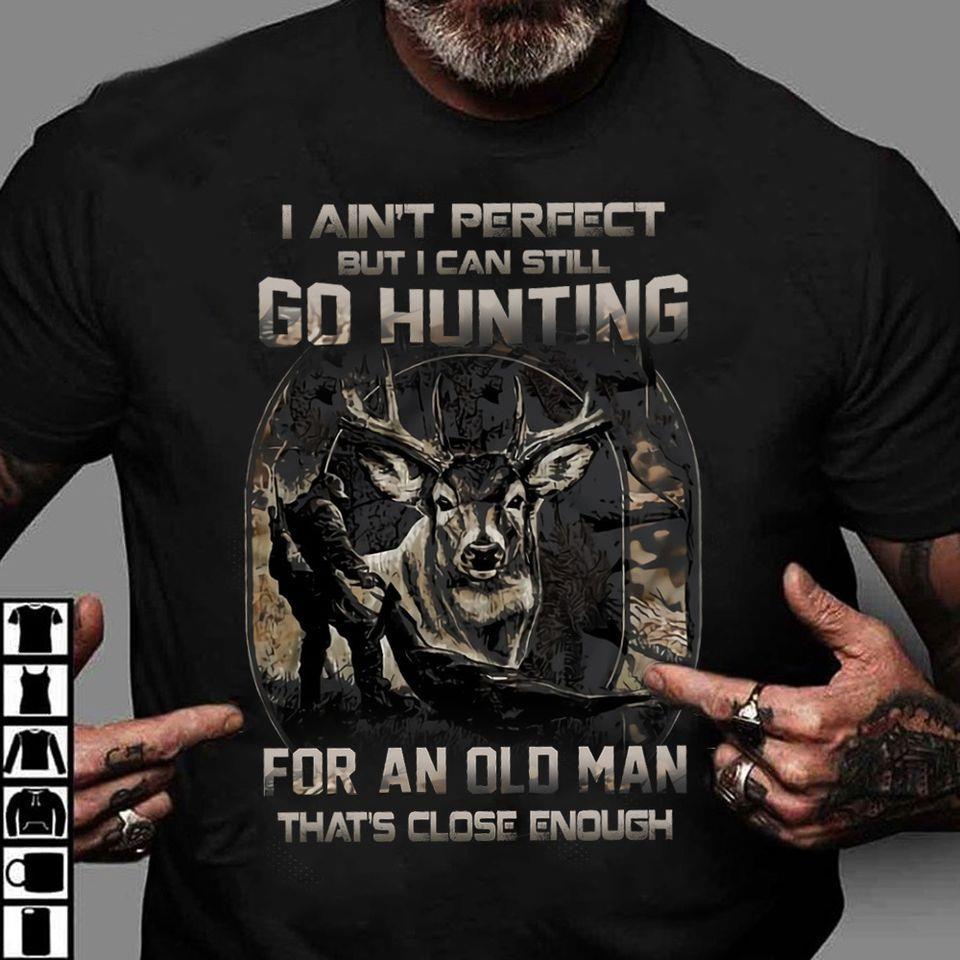 Go Hunting Unisex T Shirt | Full Size | Adult | Black| H1581