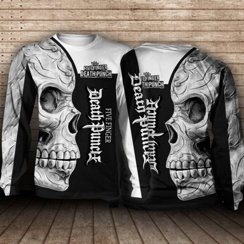 Five Finger Death Punch Sugar Skull 3d hoodie, shirt, zip hoodie – Hothot 140320