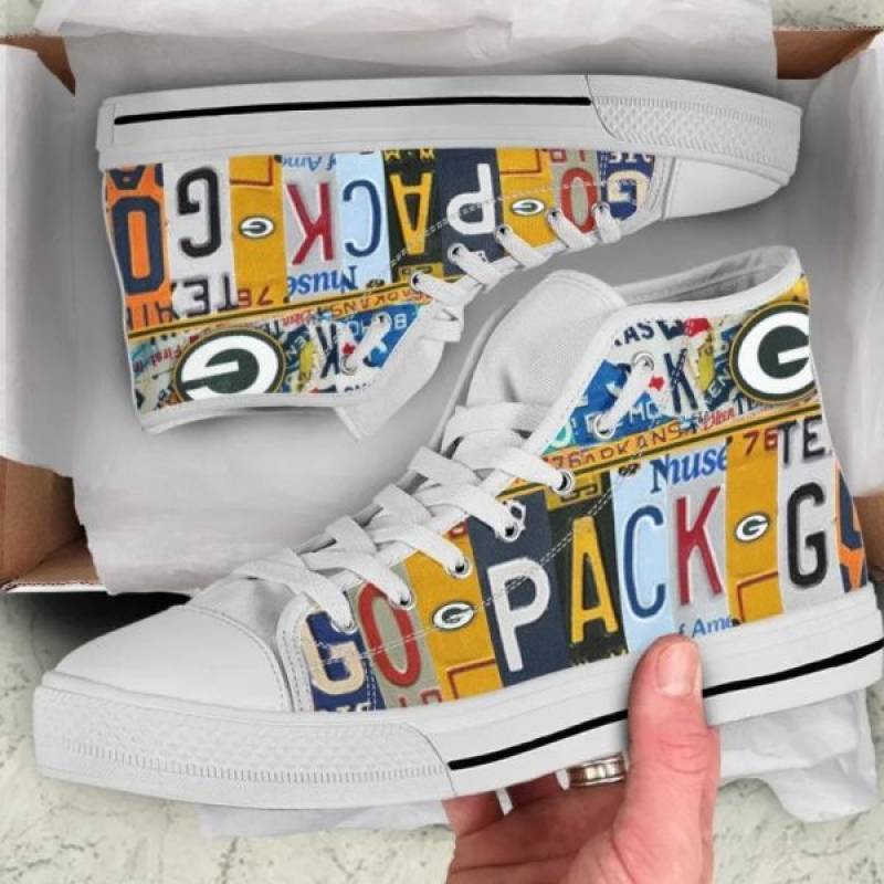 Green Bay Packers High Top Shoes – LIMITED EDTION