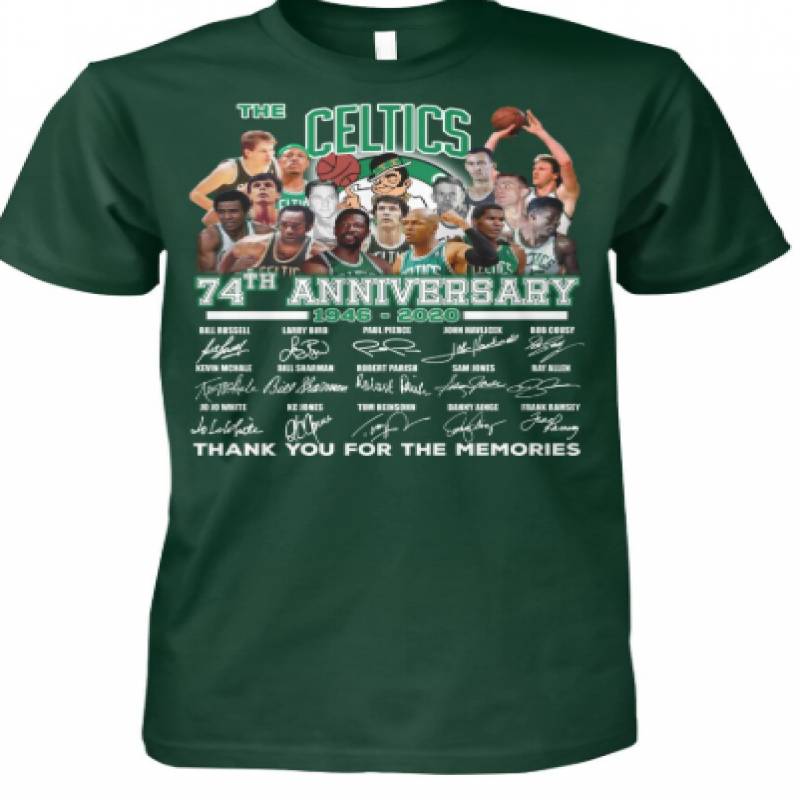 Boston Celtics 74th anniversary 1946-2020 shirt – LIMITED EDITION