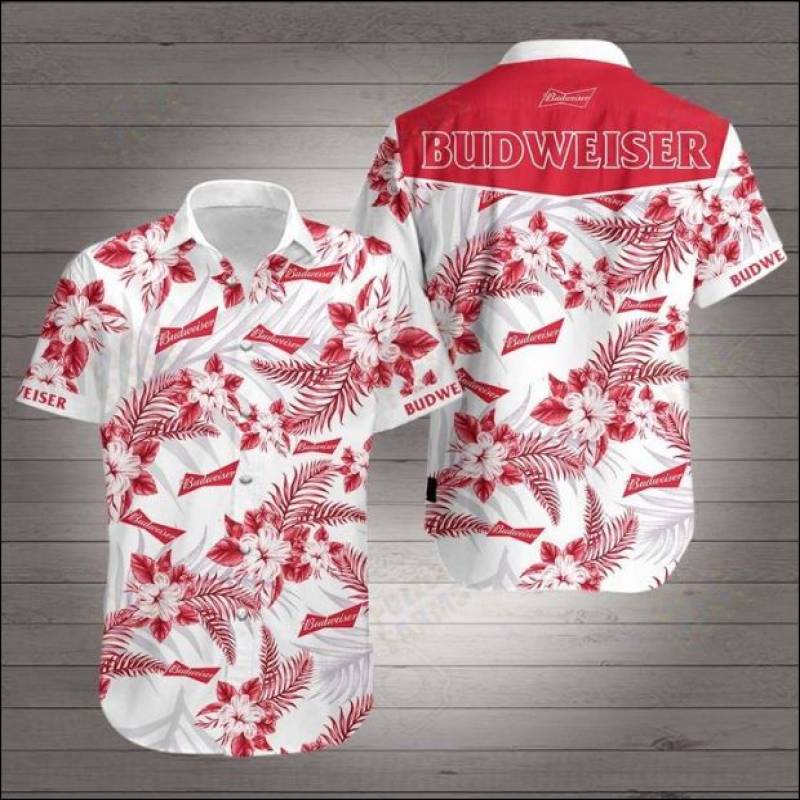 Budweiser 3D Hawaiian shirt – dnstyles