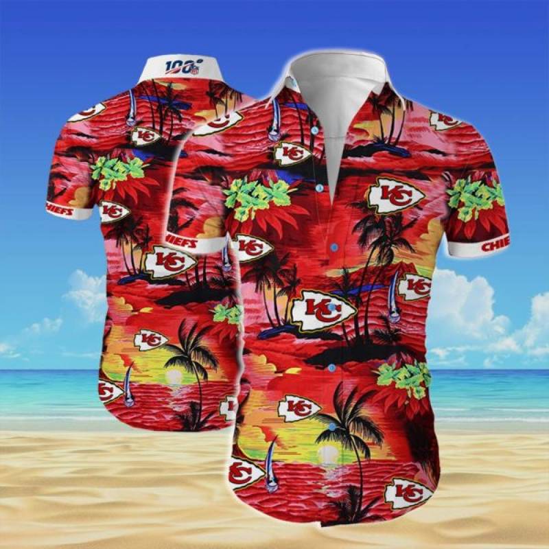 Kansas city chiefs cannabis all over printed hawaiian shirt – Maria