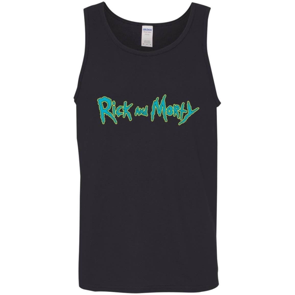 Rick And Morty Title Typography Men Tank Top