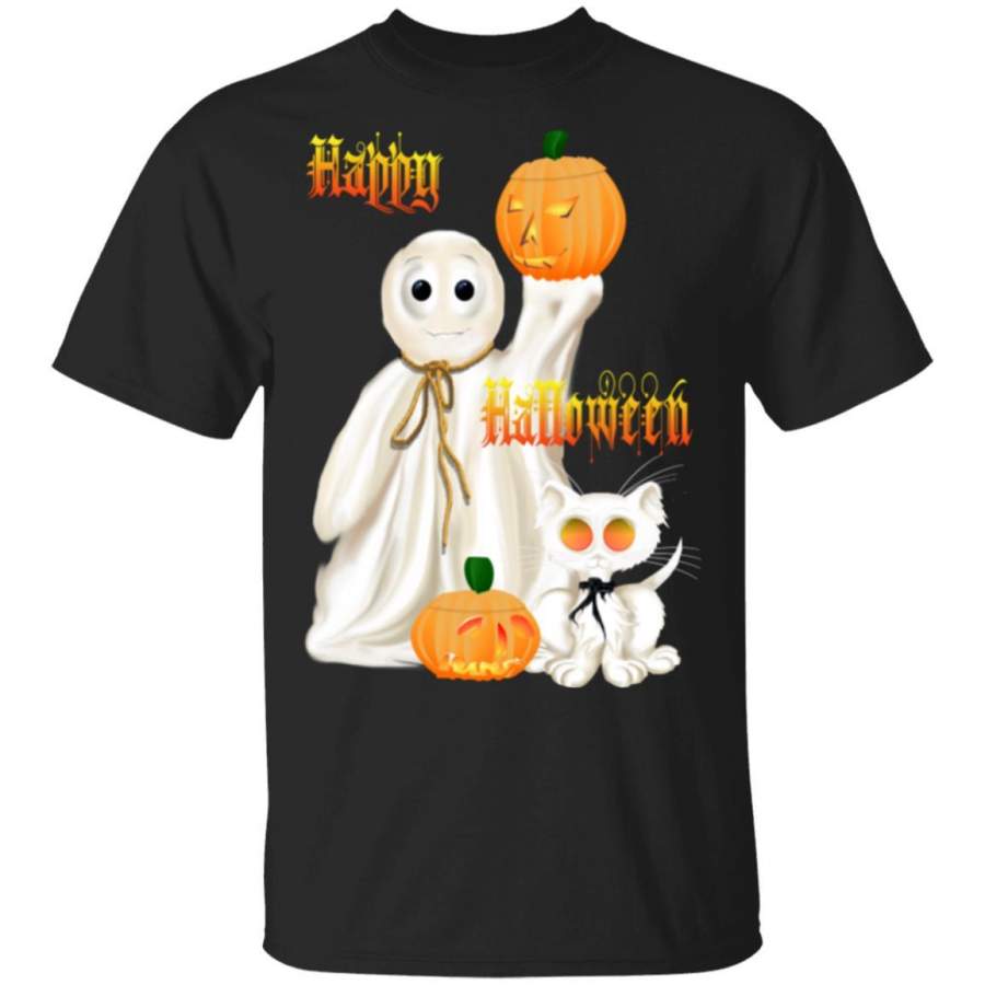 Ghost and Ghosty Kitty T-Shirt