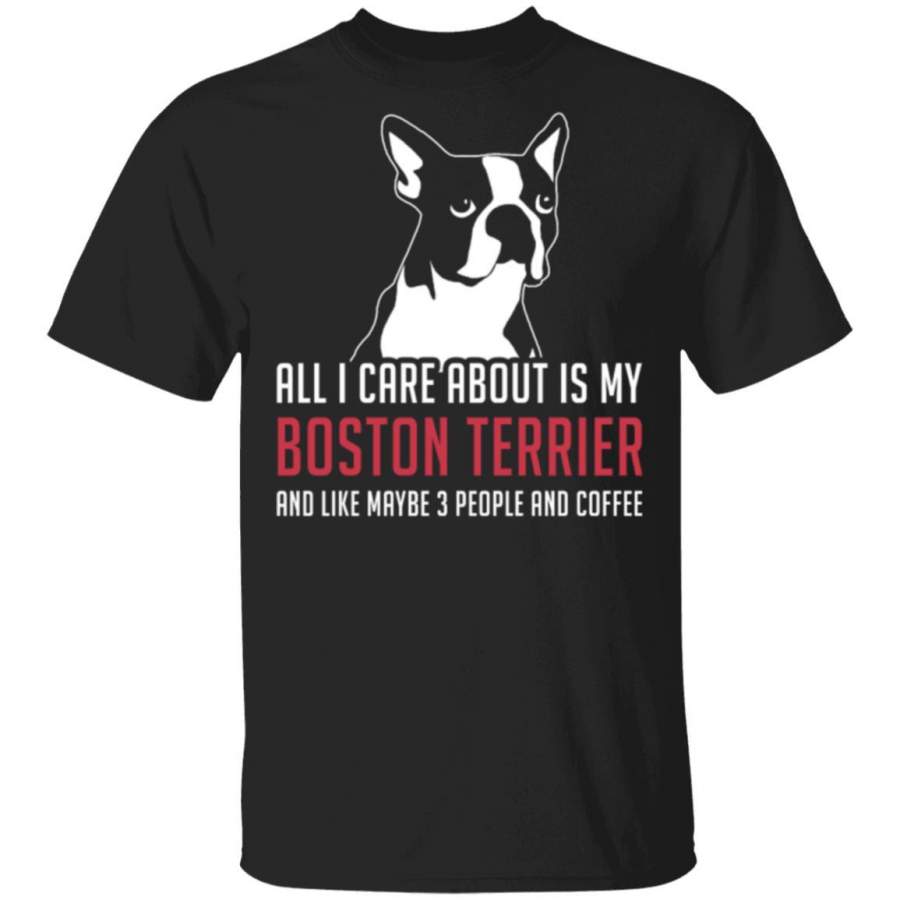 All I Care About Is My Boston Terrier T-Shirt