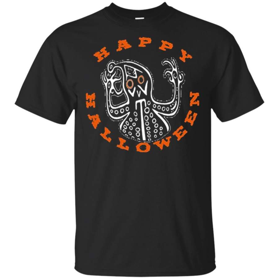 Happy Halloween creepy ghost t-shirt