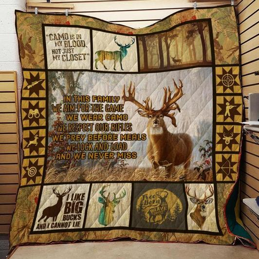 Hunting Fleece Blanket | Adult 60×80 inch | Youth 45×60 inch | Colorful | BK3647