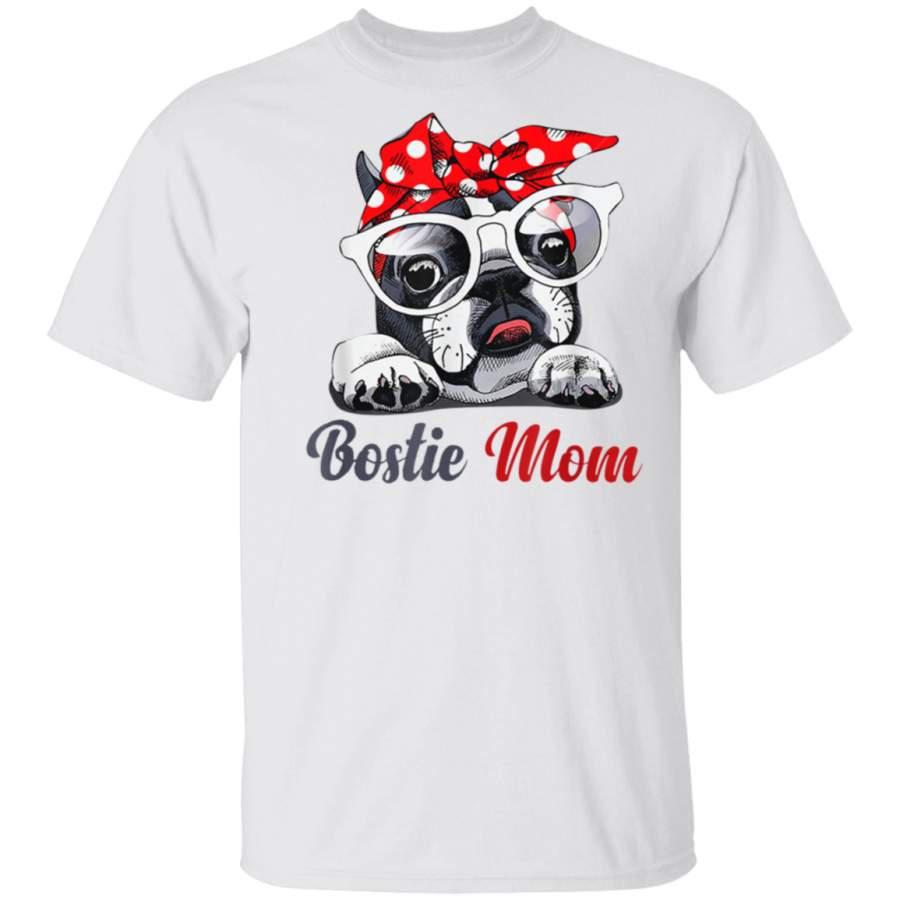 Bostie Mom TShirt Boston Terrier Gift For Women TShirt