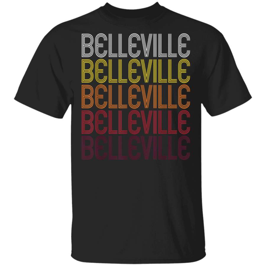 Belleville KS Vintage Style Kansas Tshirt