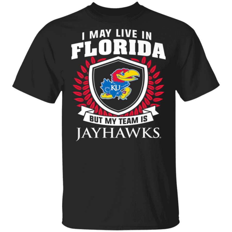 Kansas Jayhawks I May Live In Florida TShirt