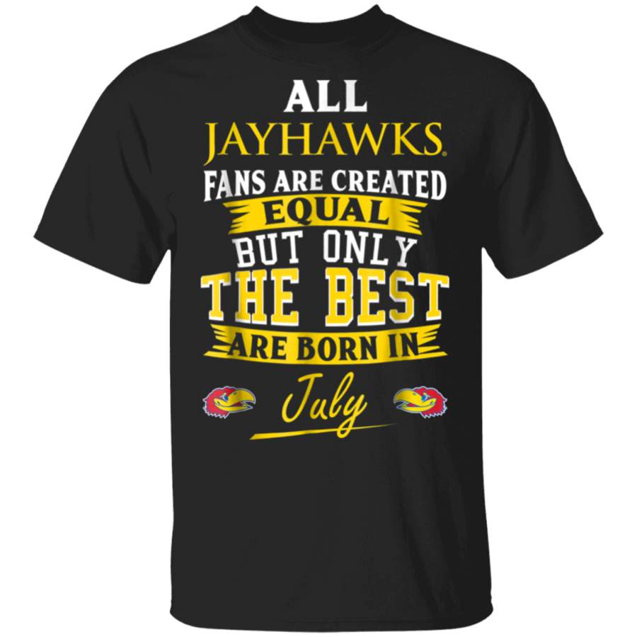 Kansas Jayhawks Fans July TShirt Apparel