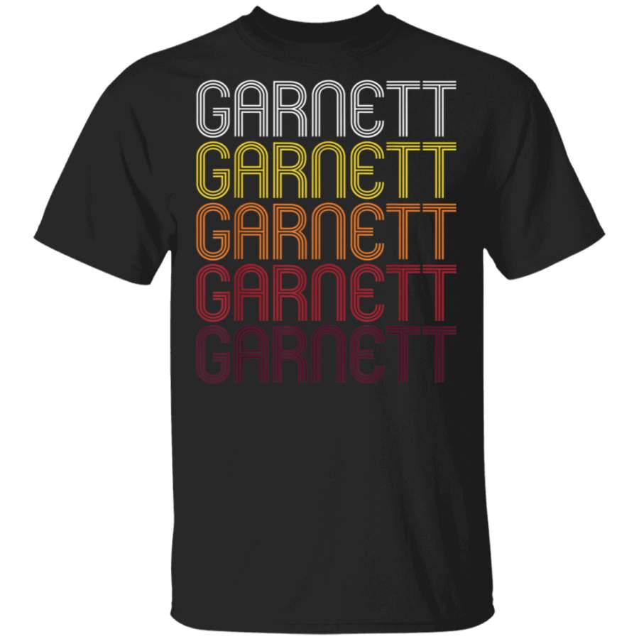 Garnett KS Vintage Style Kansas Tshirt