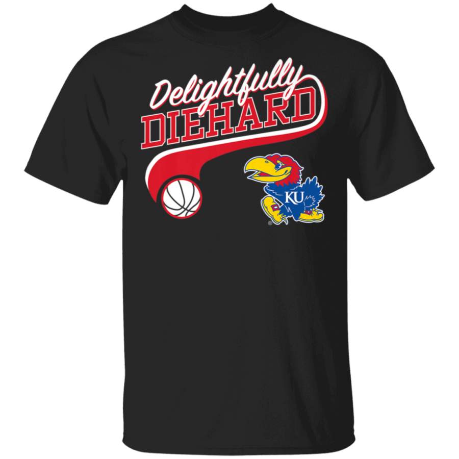 Kansas Jayhawks Delightfully Diehard TShirt Apparel