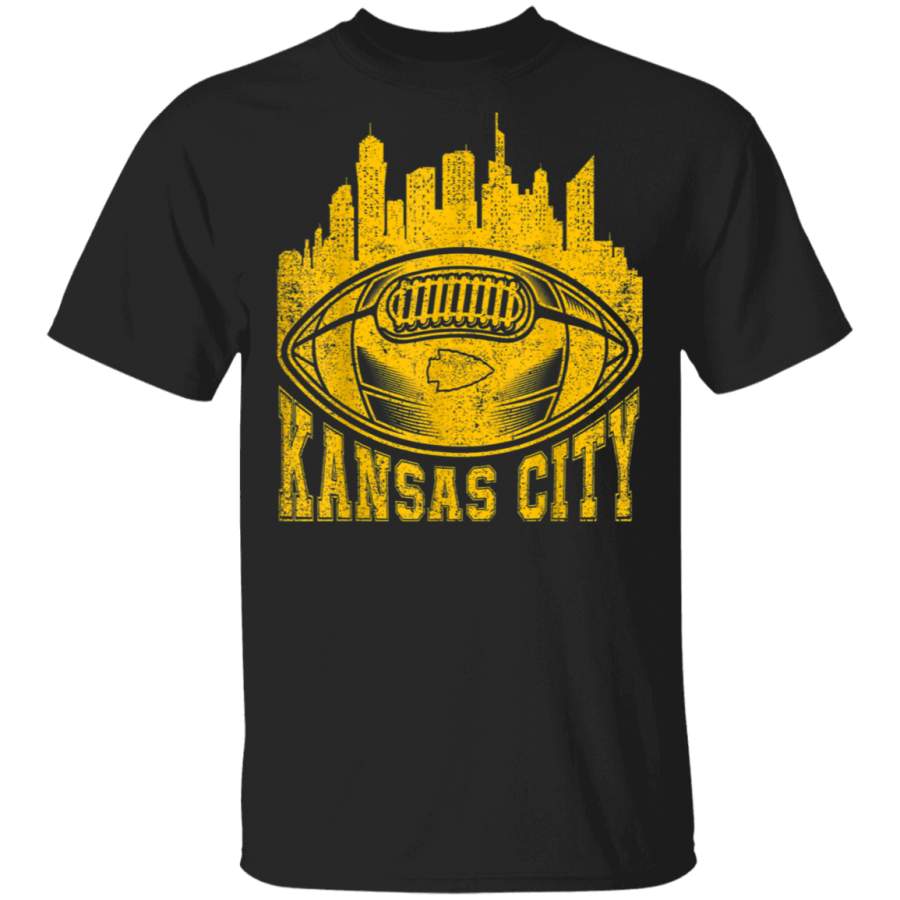 Kansas City Football fan Vintage distressed graphic design TShirt