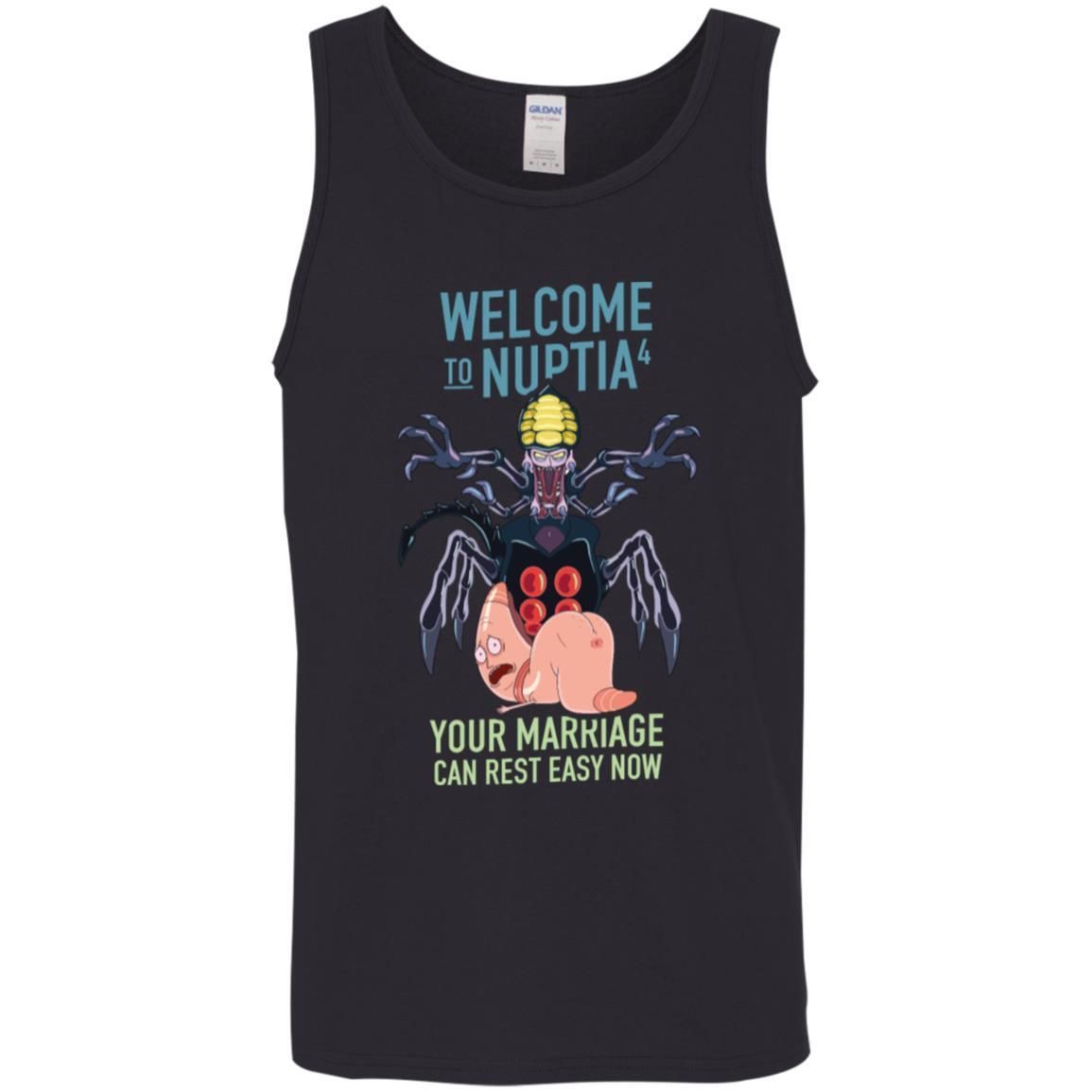 Rick And Morty Welcome To Nuptia Men Tank Top