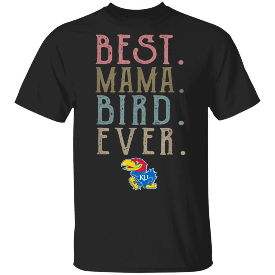 Kansas Jayhawks Best Mama Mascot Ever Retro Style TShirt