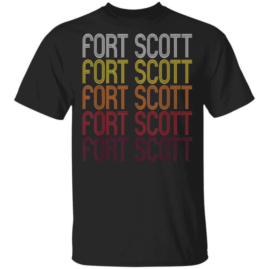 Fort Scott KS Vintage Style Kansas Tshirt