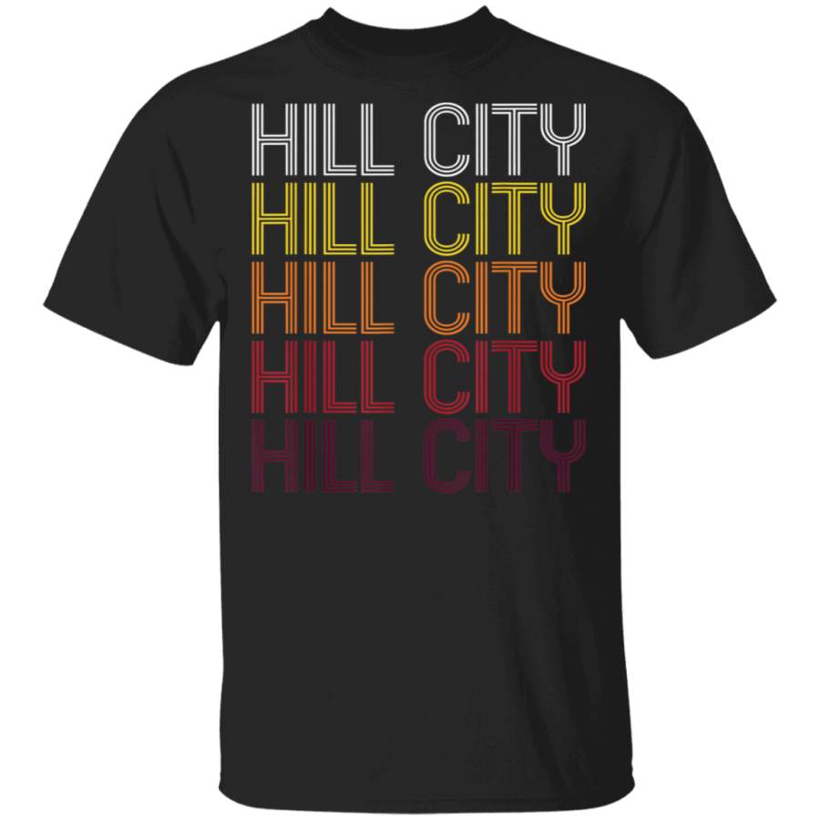 Hill City KS Vintage Style Kansas Tshirt