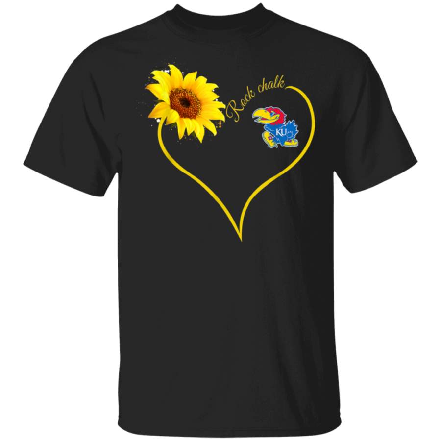 Kansas Jayhawks Heart 34 Apparel TShirt