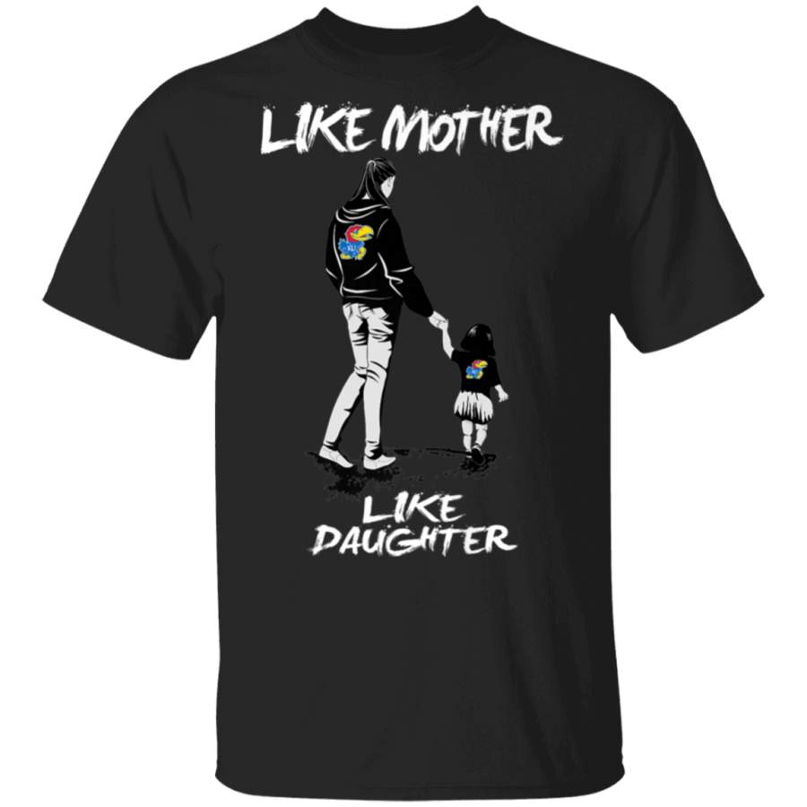 Kansas Jayhawks Like Mother Like Daughter TShirt Apparel