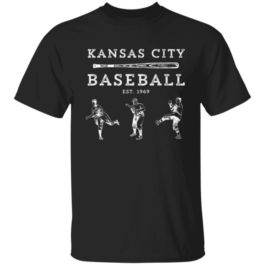 Classic Kansas City Missouri Baseball Fan Retro TShirt