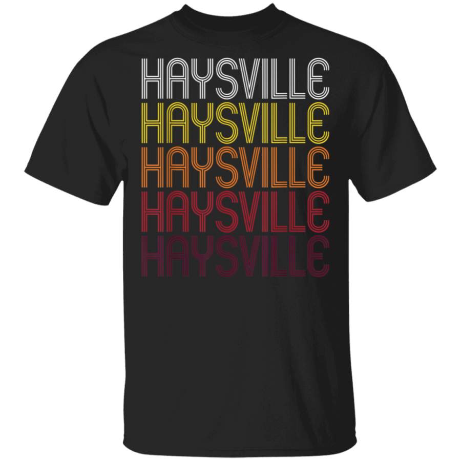 Haysville KS Vintage Style Kansas Tshirt