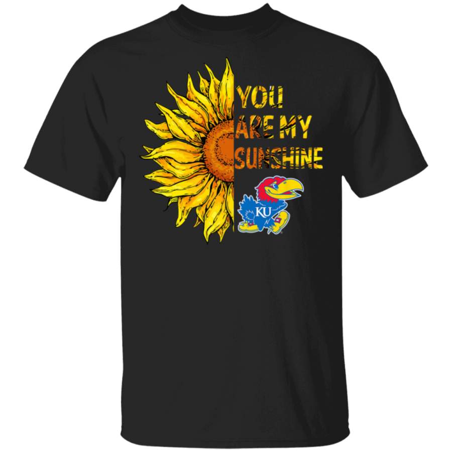 Kansas Jayhawks 18092610092Half Sunflower TShirt Apparel