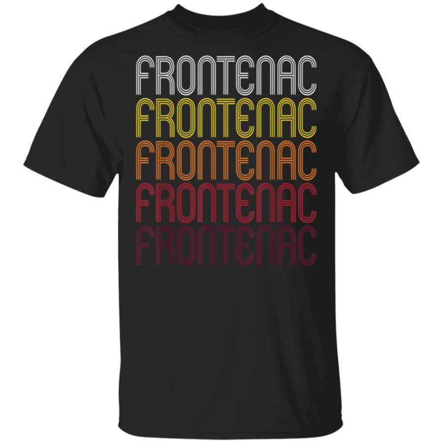 Frontenac KS Vintage Style Kansas Tshirt