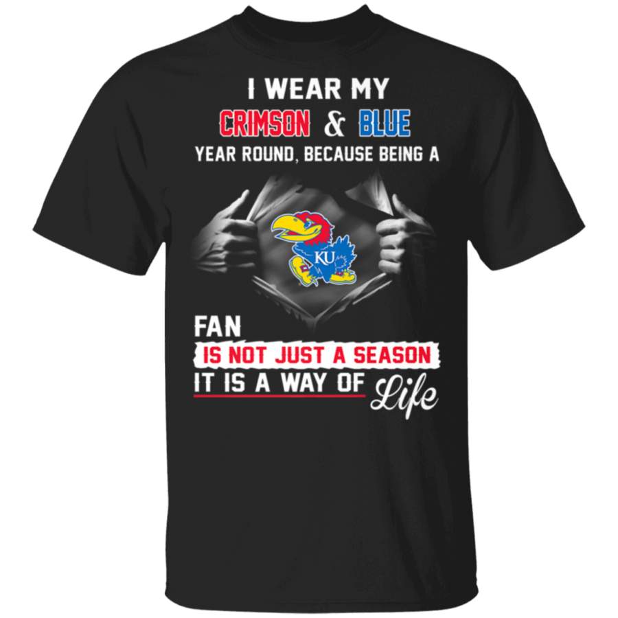 Kansas Jayhawks Jayhawks Way Of Life TShirt Apparel