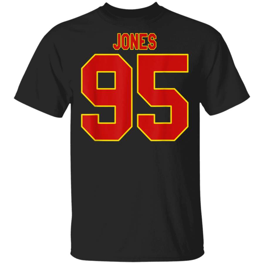 Jones 95 Ninety Five Kansas City Football TShirt