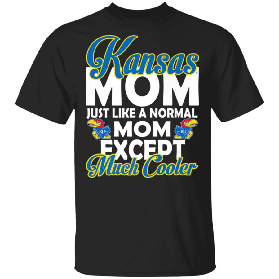 Kansas Jayhawks Cool Kansas Mom TShirt Apparel