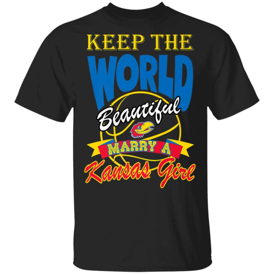 Kansas Jayhawks Marry A Kansas Girl TShirt Apparel