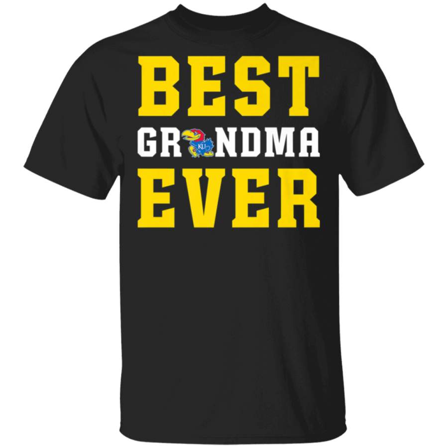 Kansas Jayhawks Best Grandma Ever TShirt Apparel