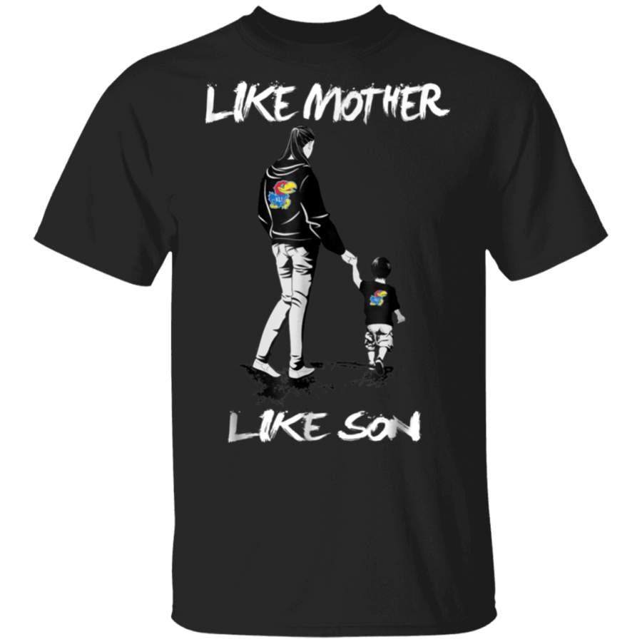 Kansas Jayhawks Like Mother Like Son TShirt Apparel