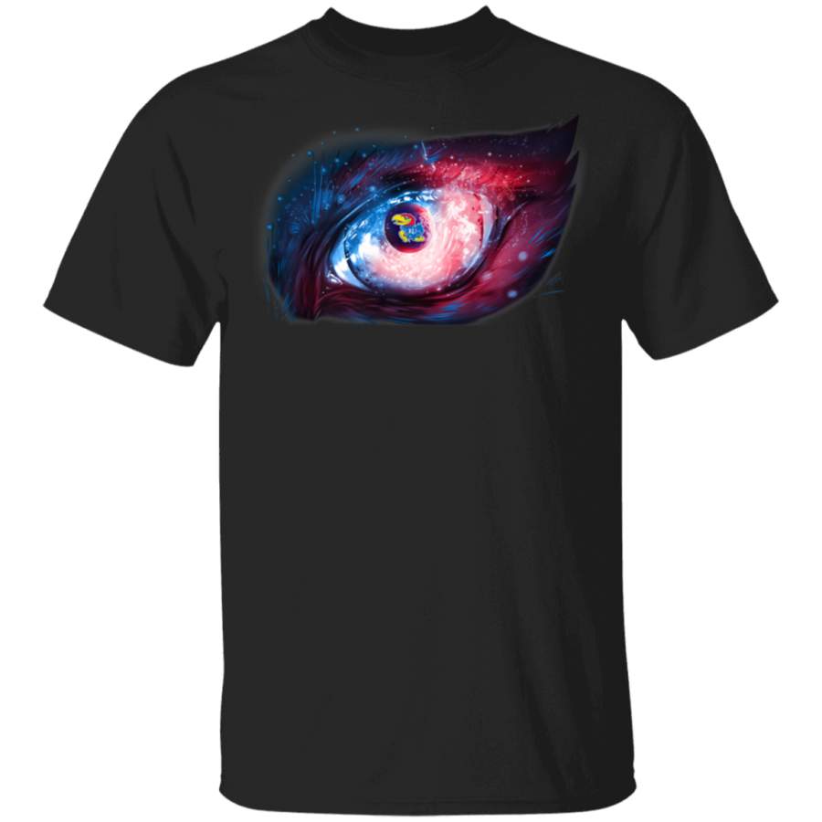 Kansas Jayhawks Moon Eye TShirt Apparel