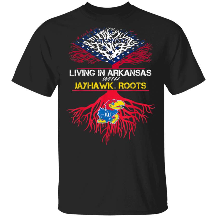 Kansas Jayhawks Living Roots Arkansas TShirt Apparel