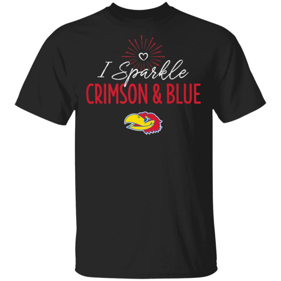 Kansas Jayhawks I Sparkle TShirt Apparel