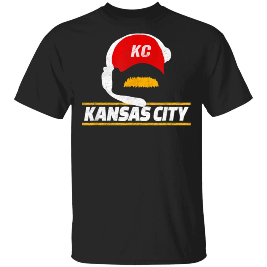 Coach KC Fan Kansas City Red Original Kc Design Mustache TShirt