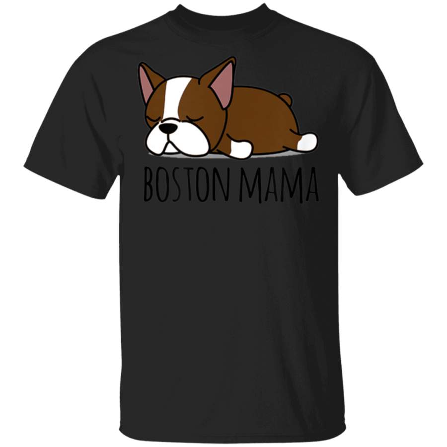 Cute Red Boston Terrier Shirt Boston Mama Gift