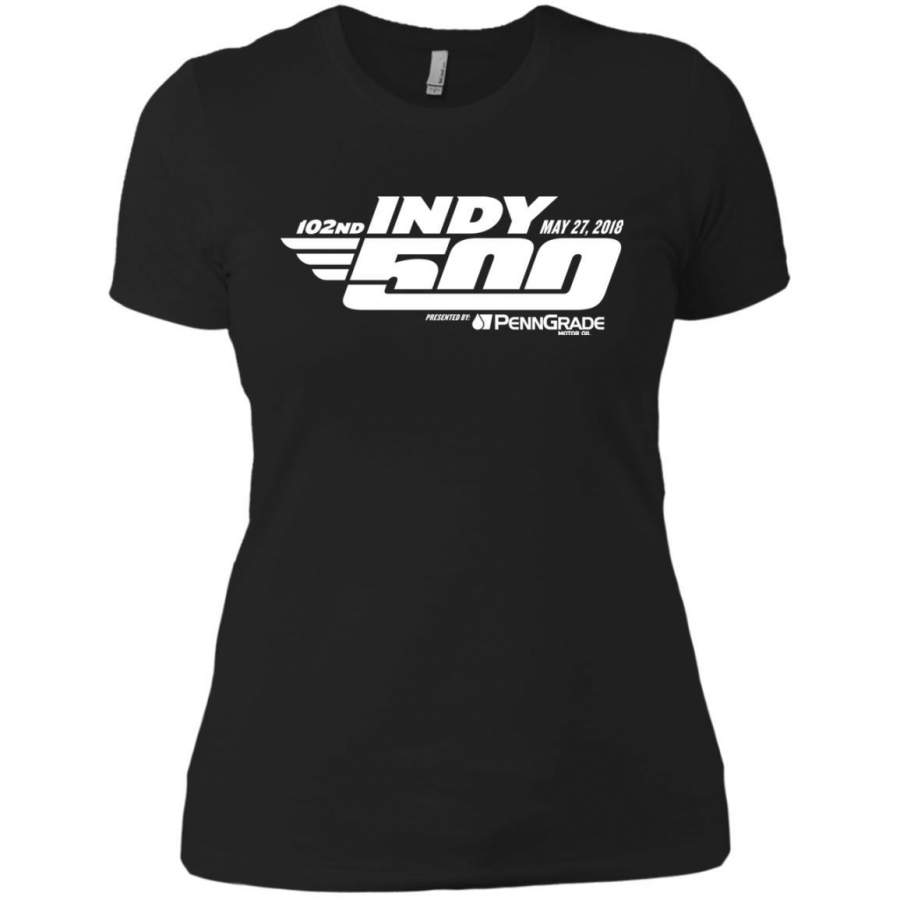 Indy 500 Shirt – Indianapolis 2018 Womens Cotton T-Shirt