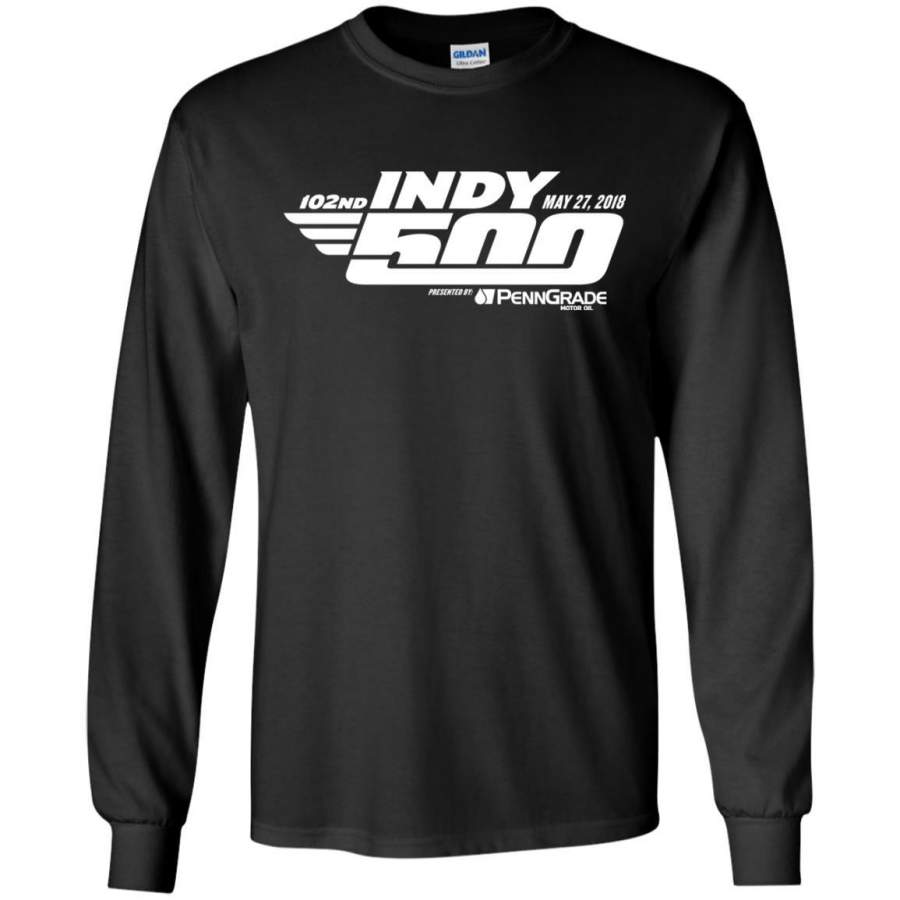 Indy 500 Shirt – Indianapolis 2018 Mens Long Sleeve Shirt