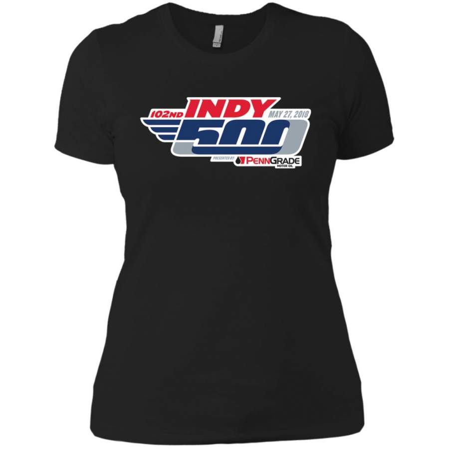 102nd Indianapolis 500 – Indy 500 Womens Cotton T-Shirt