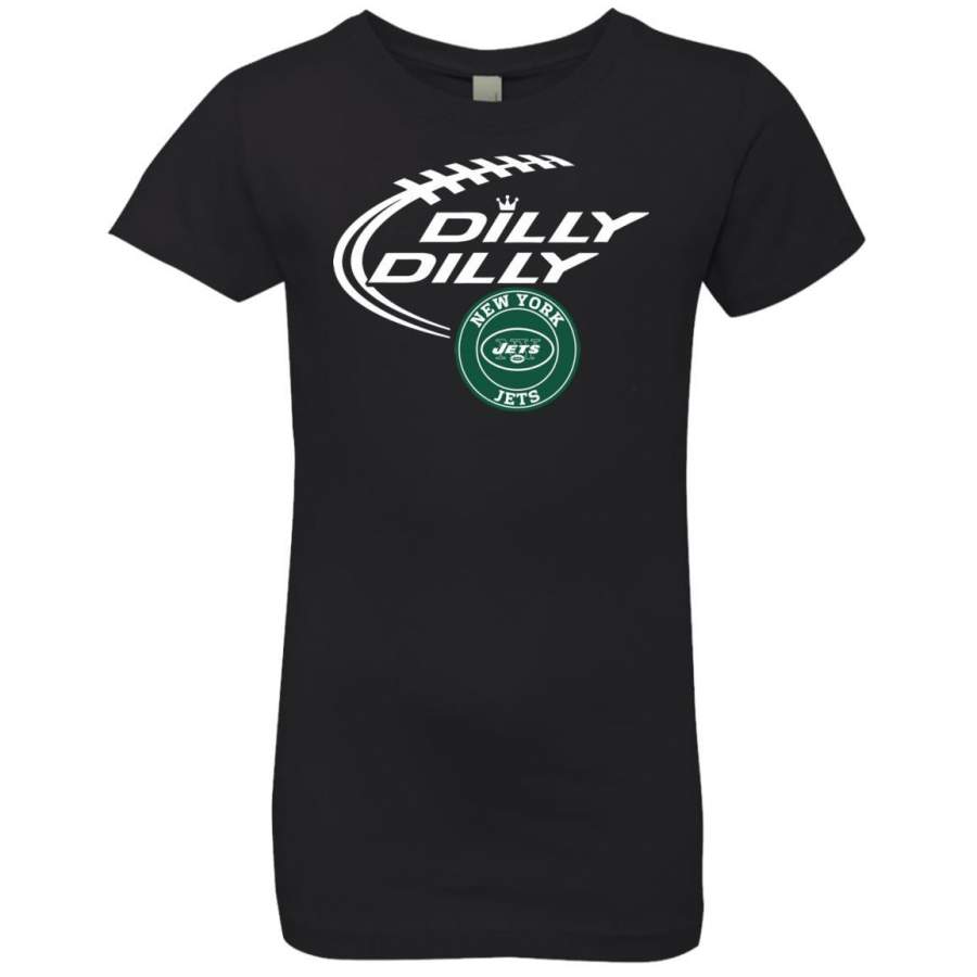 Dilly Dilly New York Jets Girls Princess T-Shirt