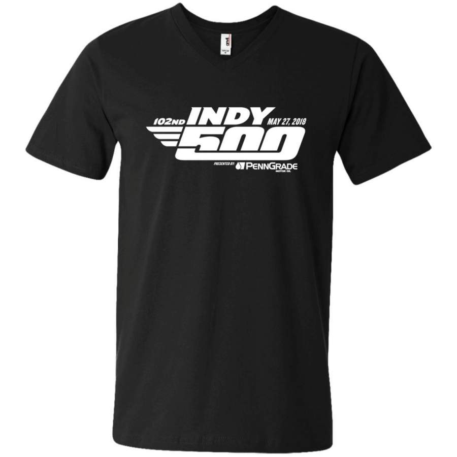 102nd Indy 500 Shirt – Indianapolis 2018 Mens V-Neck T-Shirt