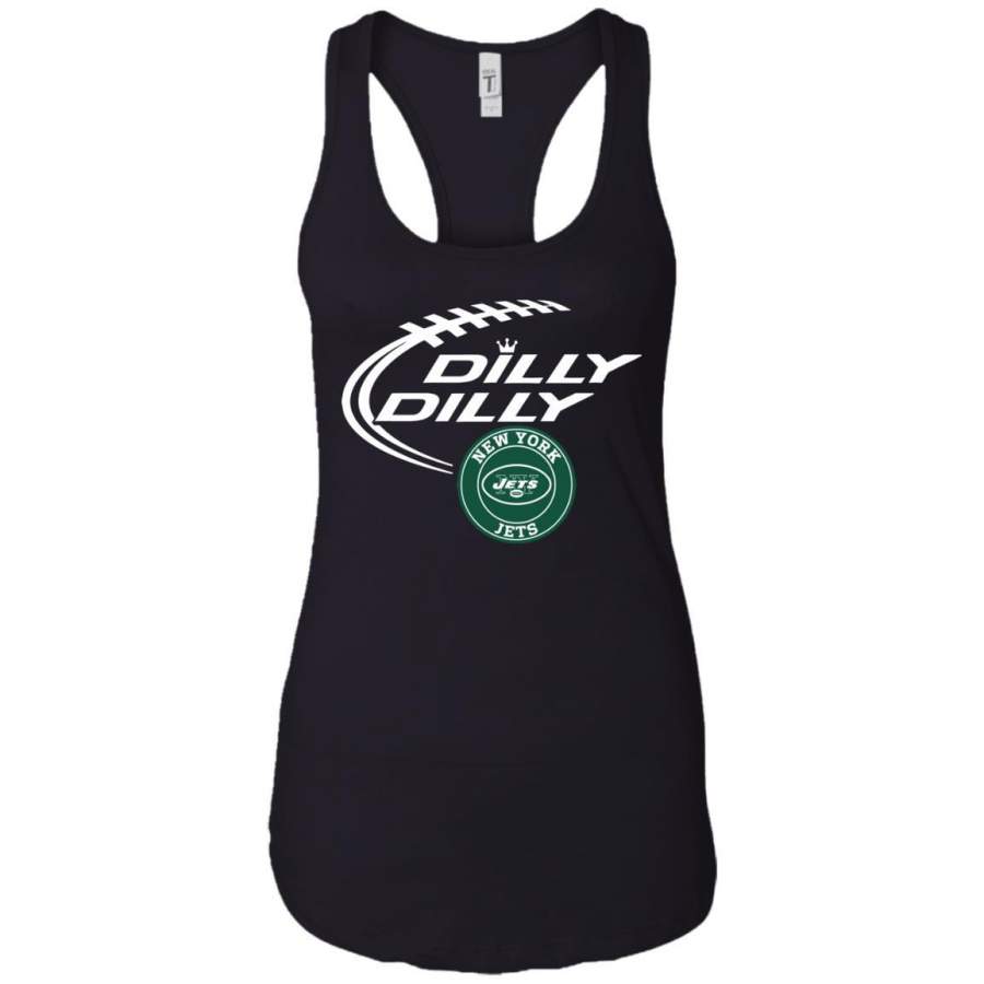 Dilly Dilly New York Jets Ladies Racerback Tank