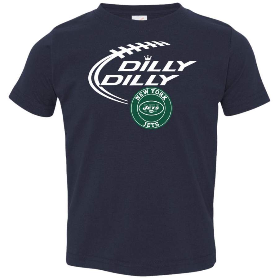 Dilly Dilly New York Jets Toddler Jersey T-Shirt