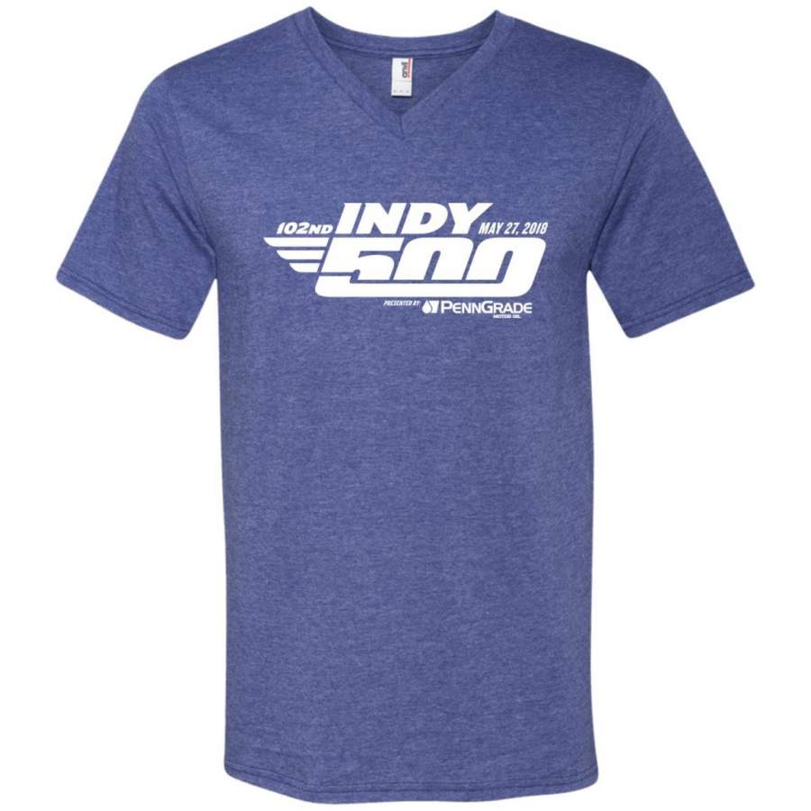 Indy 500 Shirt – Indianapolis 2018 Mens V-Neck T-Shirt