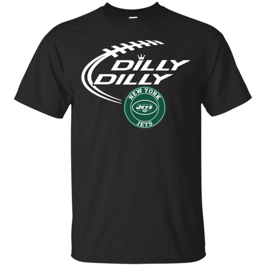 Dilly Dilly New York Jets Mens Cotton T-Shirt