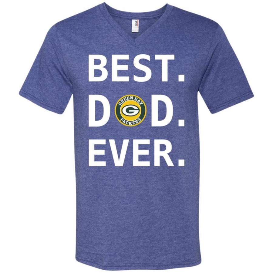 Best Green Bay Packers Dad Ever Fathers Day Shirt