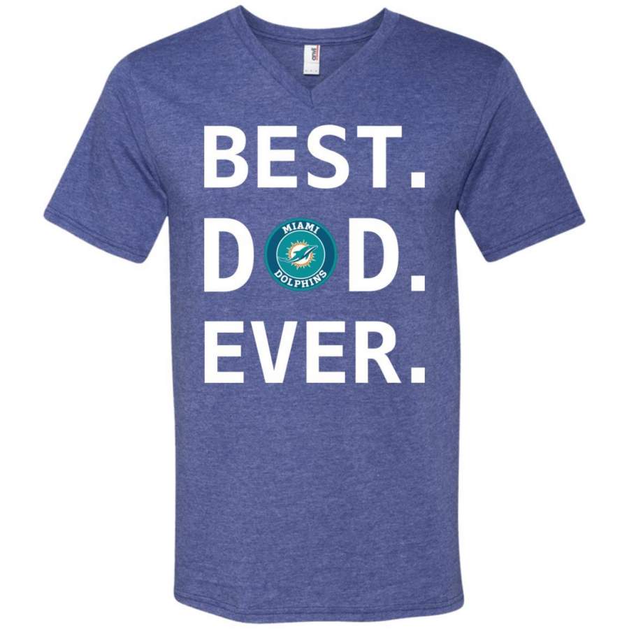 Best Miami Dolphins Dad Ever Fathers Day Shirt